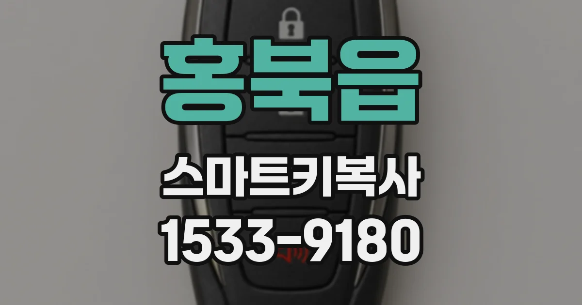 홍북읍 스마트키복사