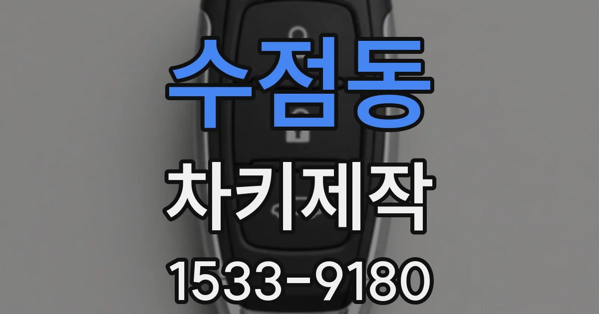 수점동 차키제작