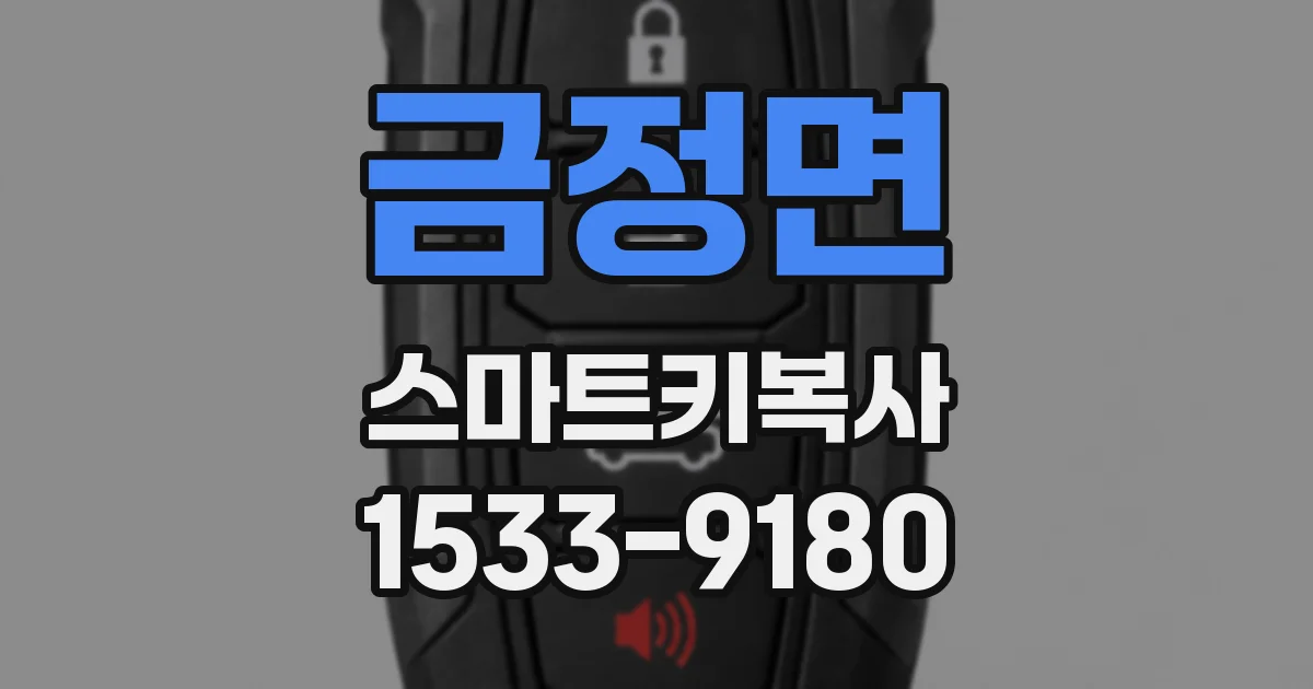 금정면 스마트키복사