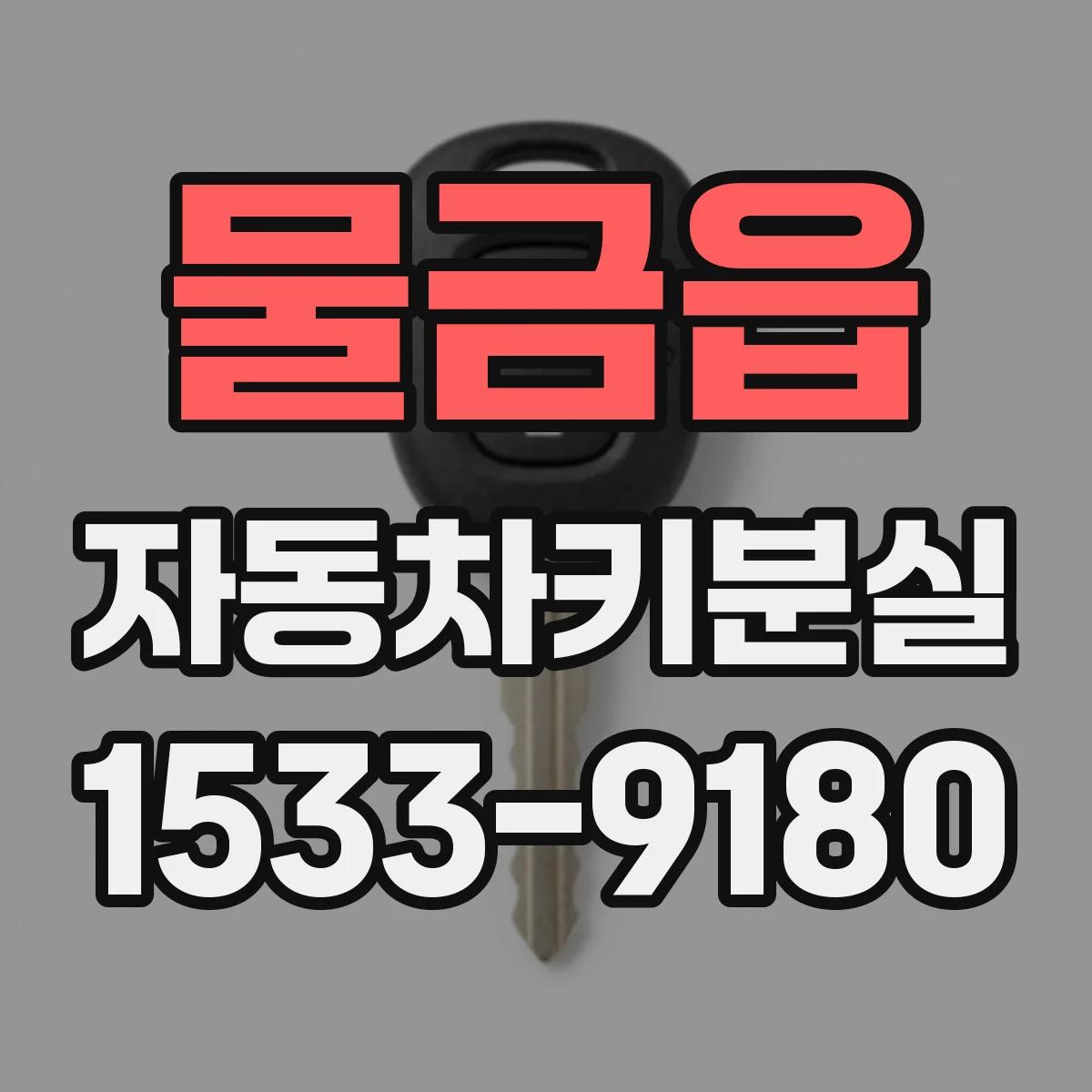 물금읍 자동차키분실