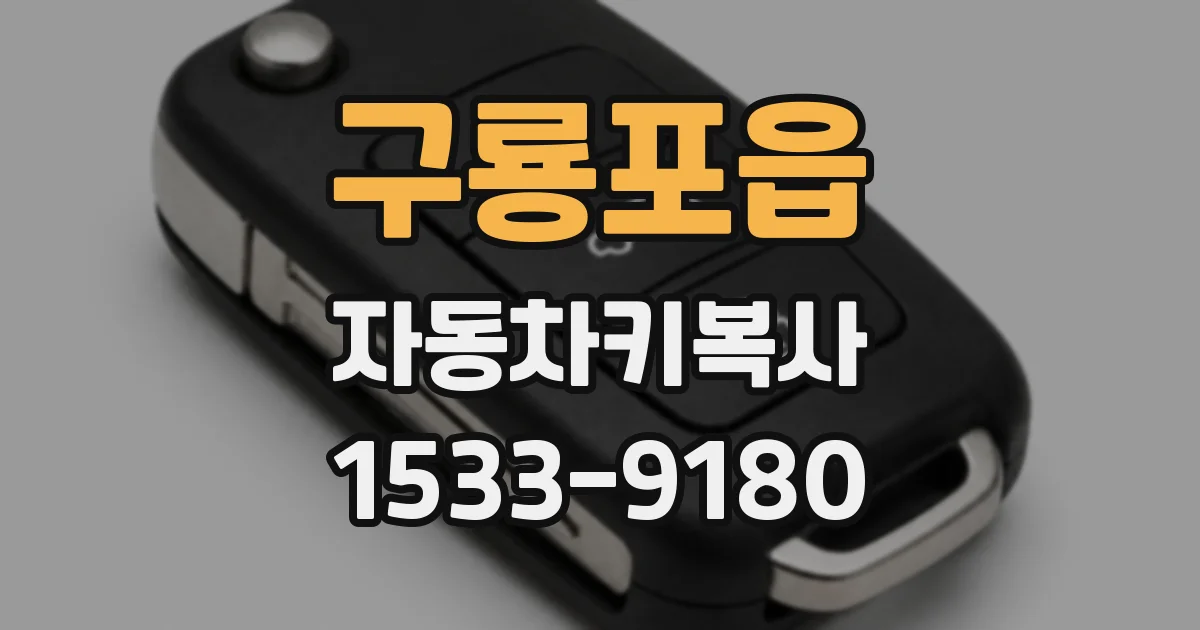 구룡포읍 자동차키복사