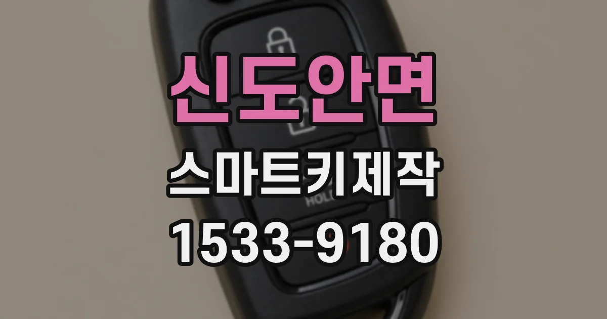 신도안면 스마트키제작