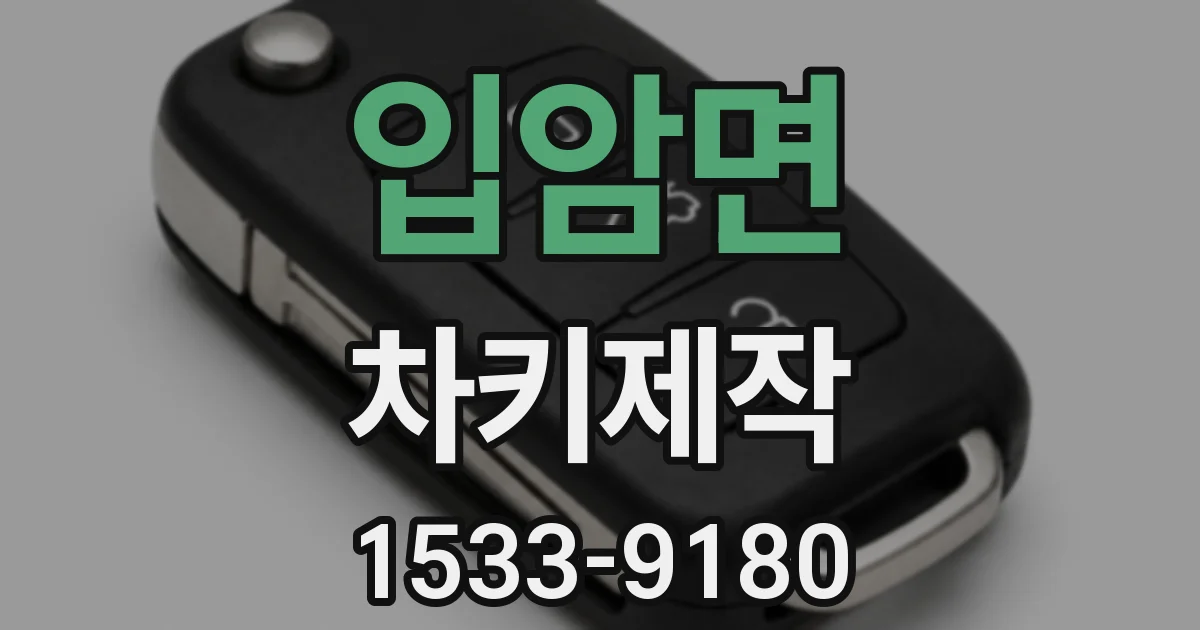 입암면 차키제작