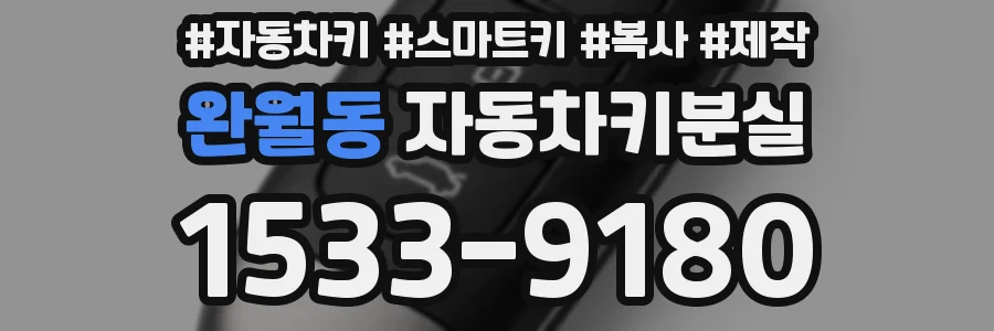 완월동 자동차키분실