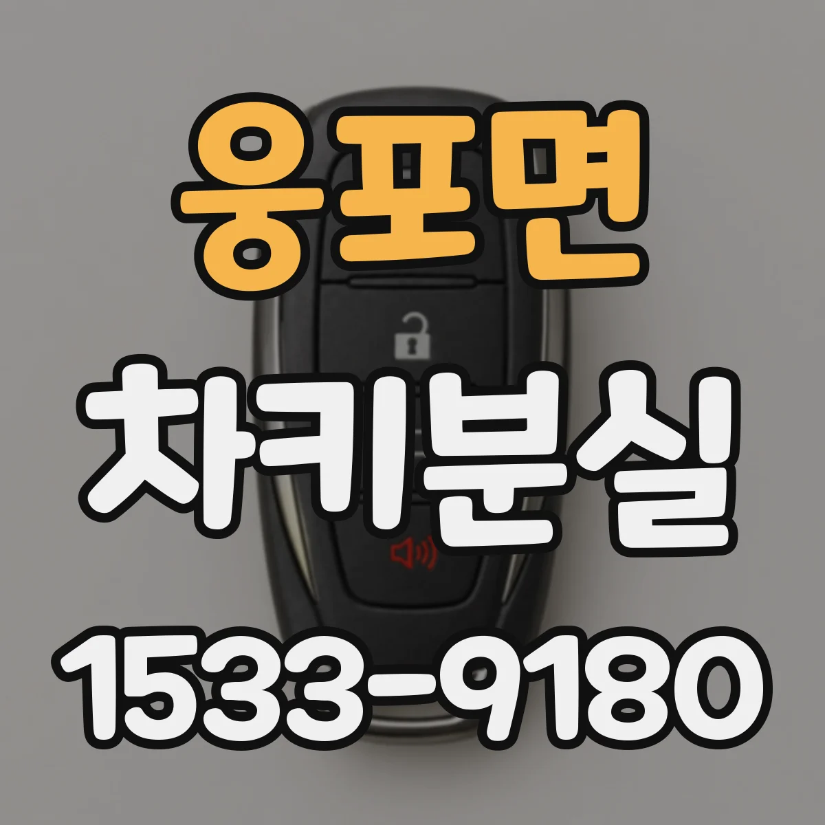 웅포면 차키분실