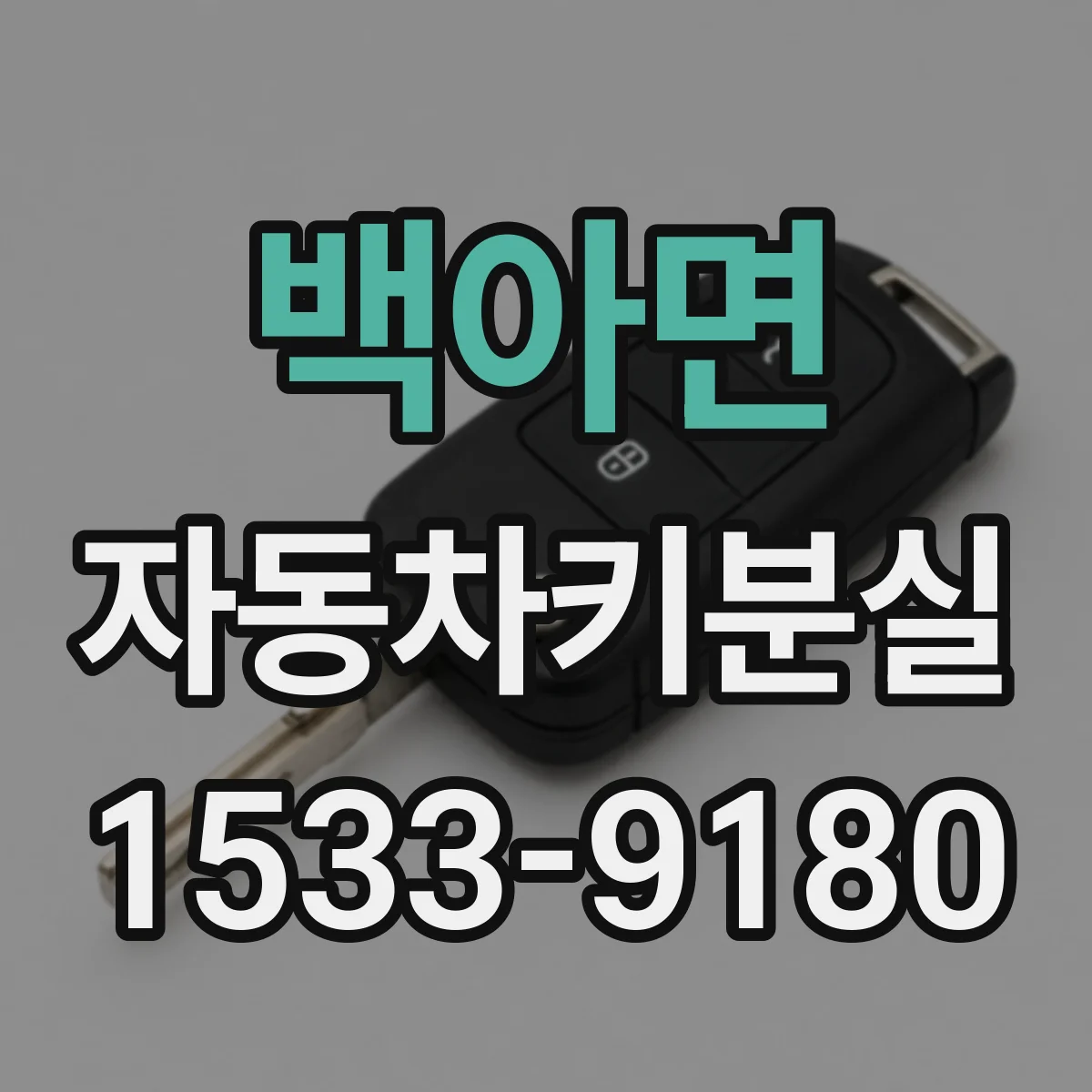 백아면 자동차키분실