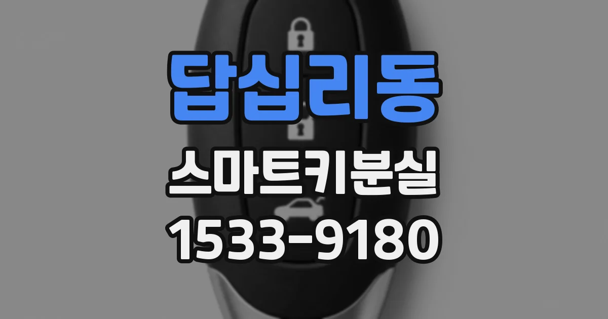 답십리동 스마트키분실