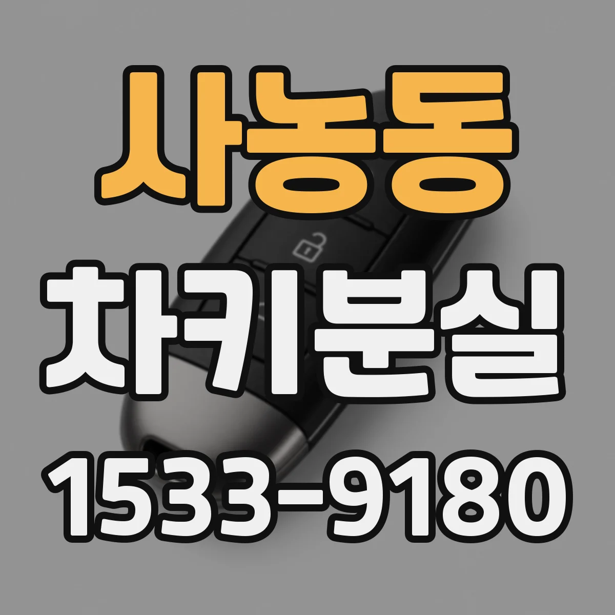 사농동 차키분실