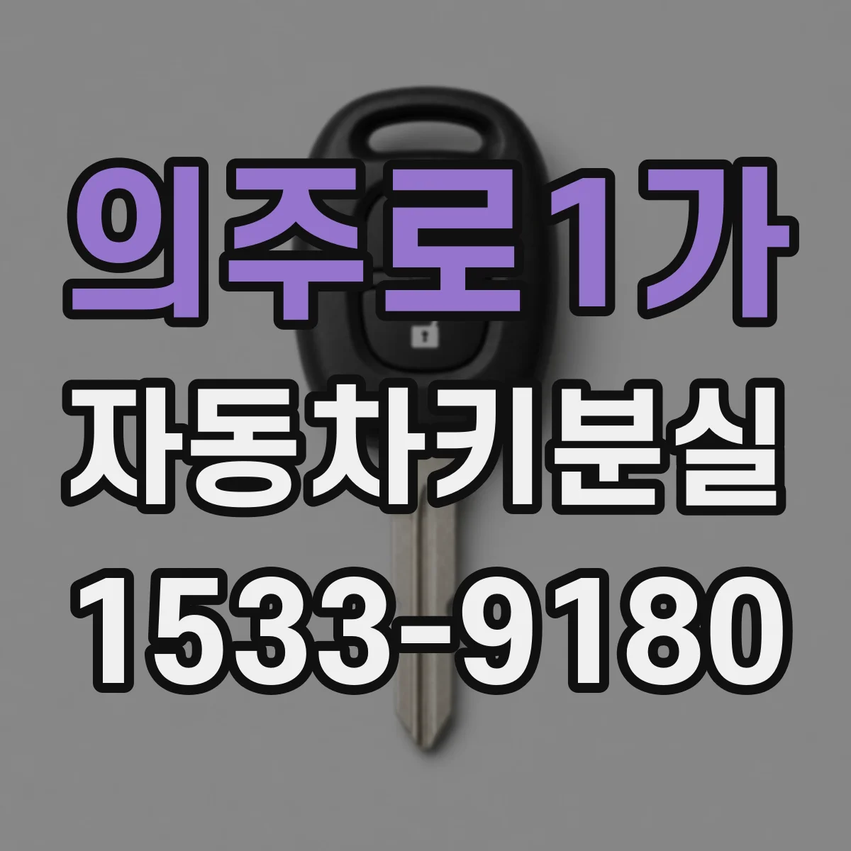 의주로1가 자동차키분실