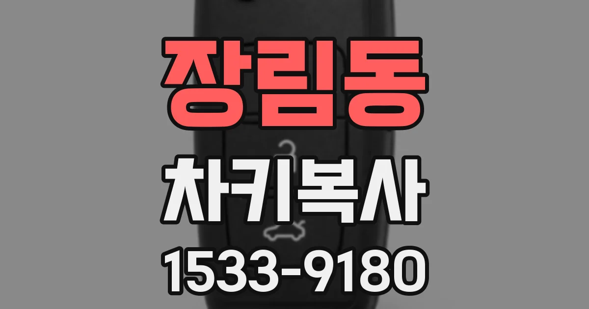 장림동 차키복사