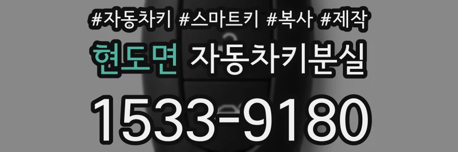 현도면 자동차키분실