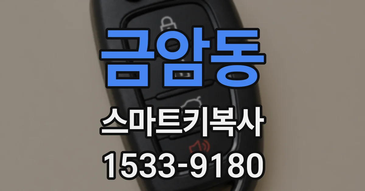 금암동 스마트키복사