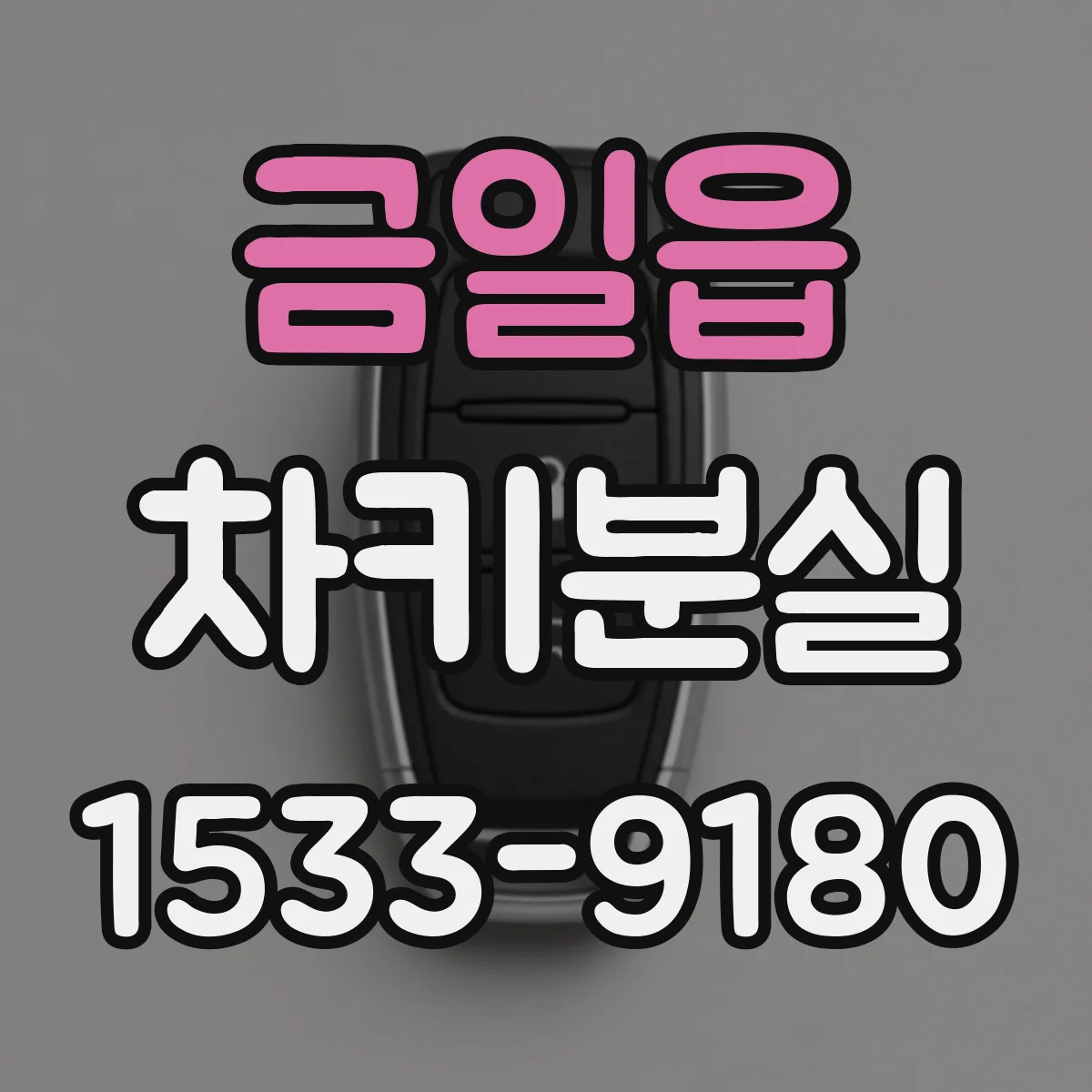 금일읍 차키분실