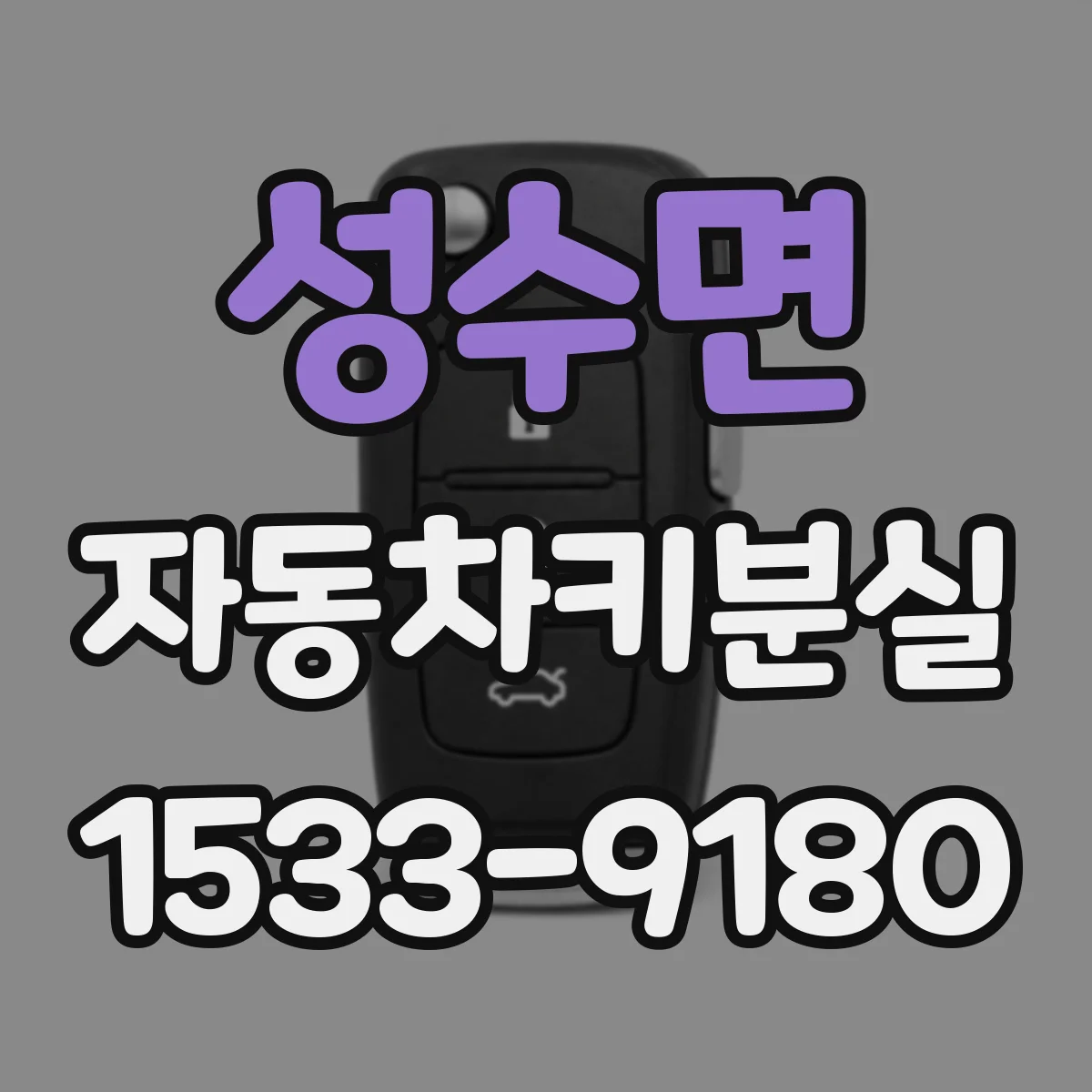 성수면 자동차키분실