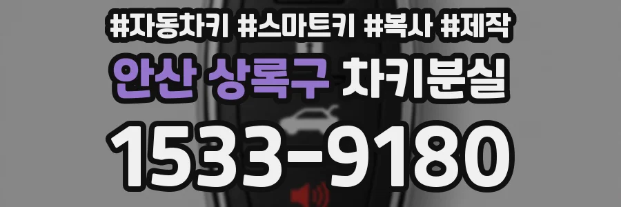 안산 상록구 차키분실