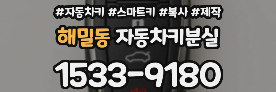 해밀동 자동차키분실