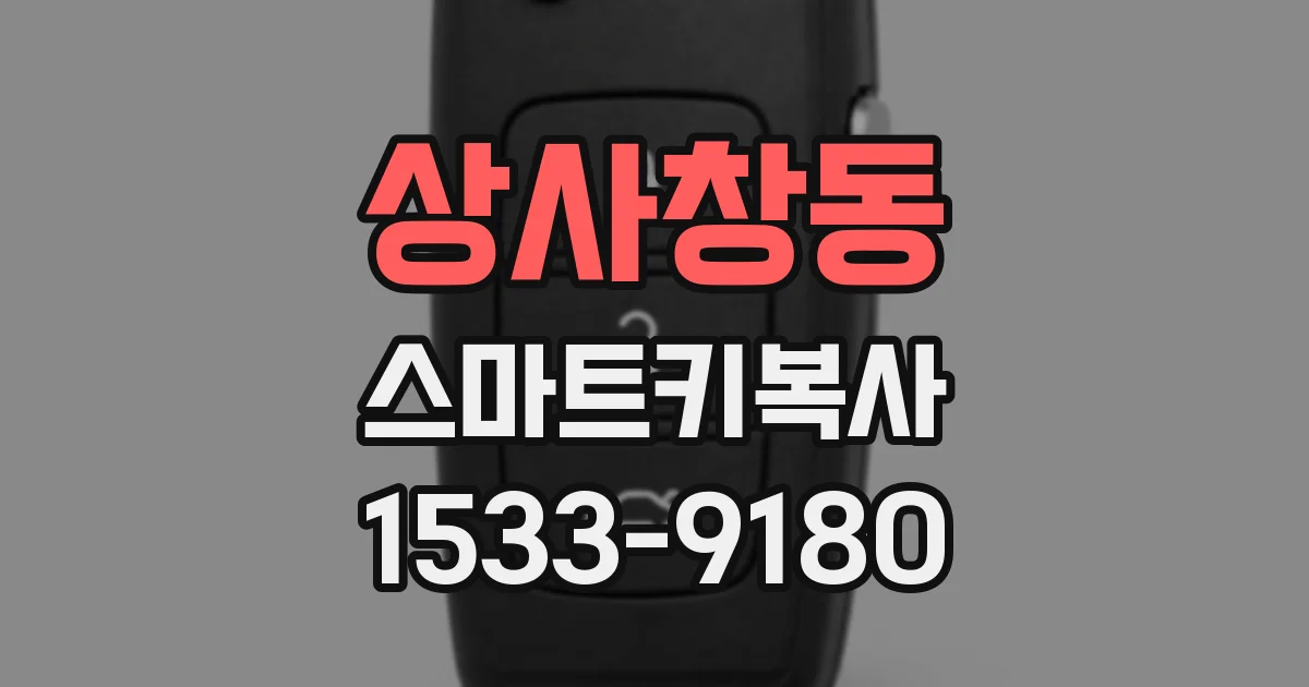 상사창동 스마트키복사