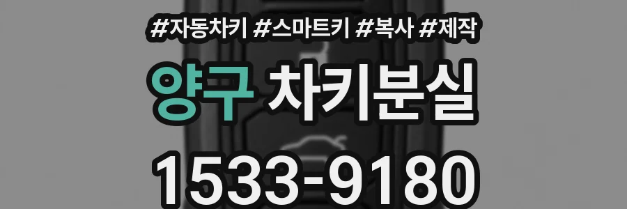 양구 차키분실