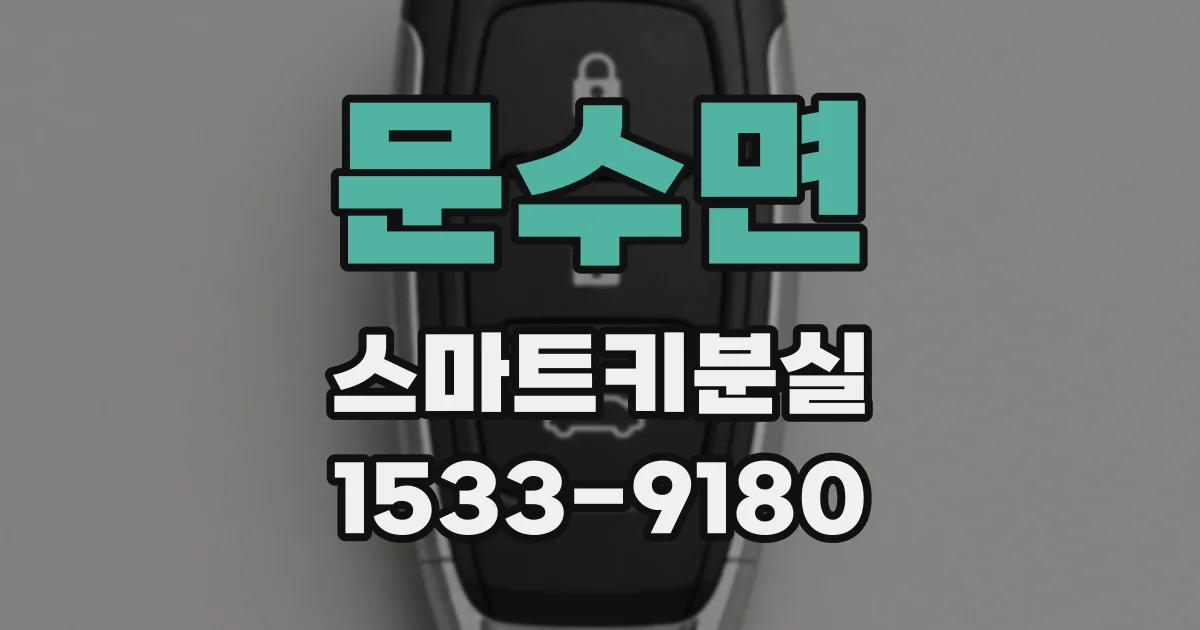 문수면 스마트키분실