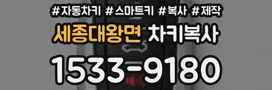 세종대왕면 차키복사