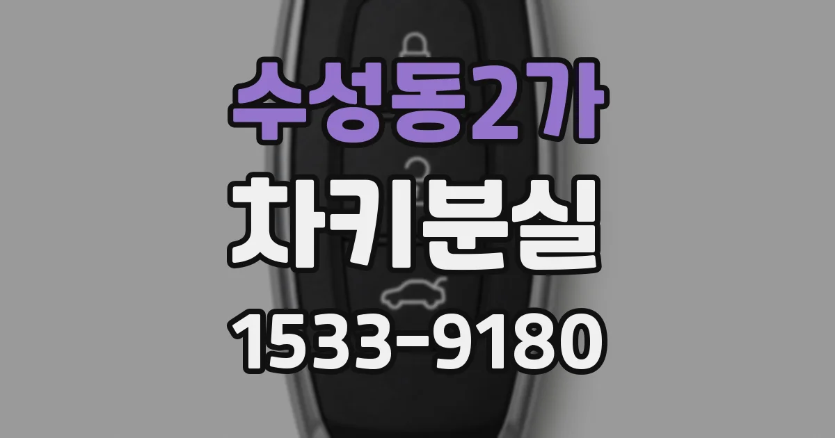 수성동2가 차키분실