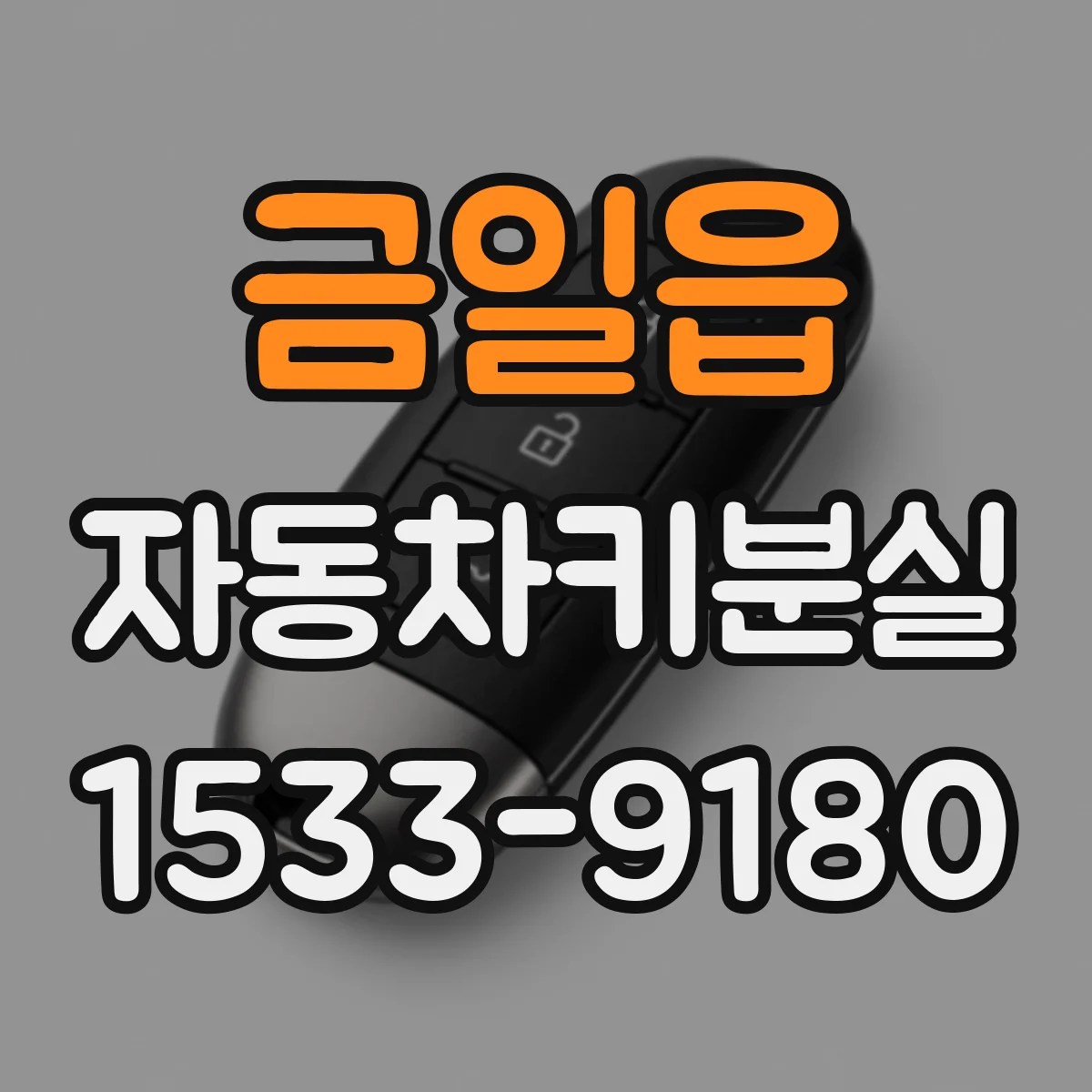 금일읍 자동차키분실