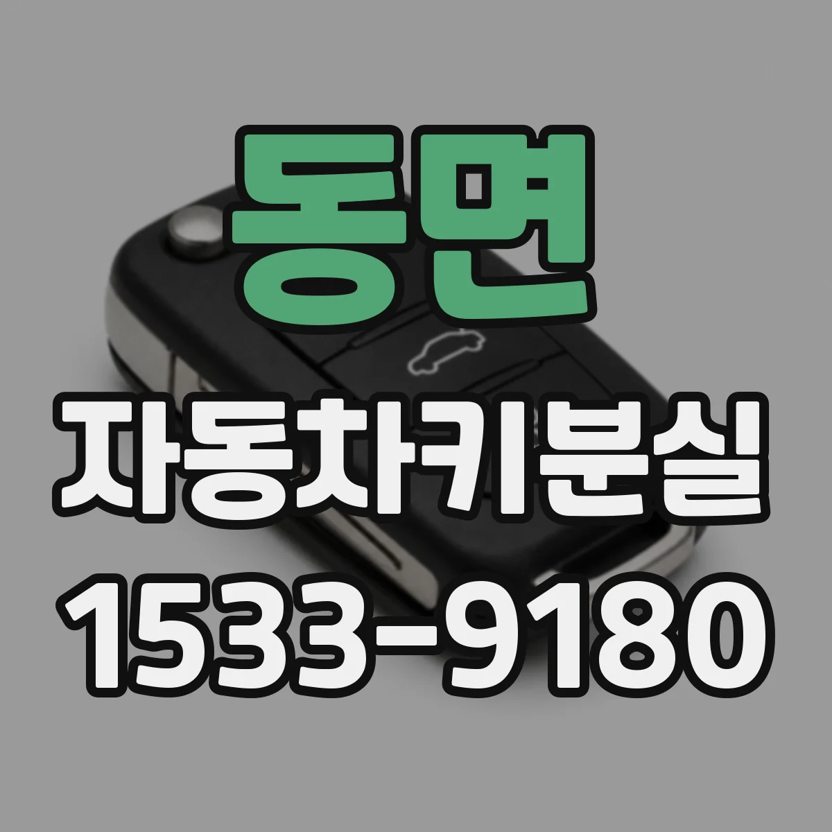 동면 자동차키분실