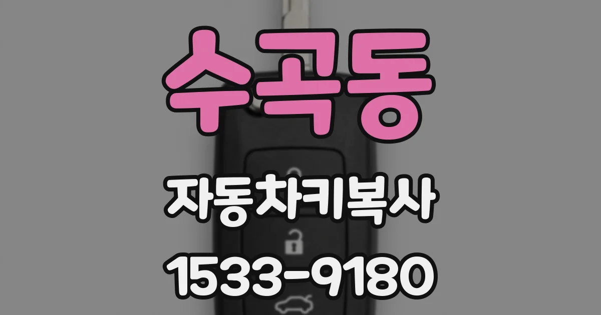 수곡동 자동차키복사
