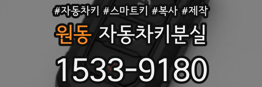 원동 자동차키분실