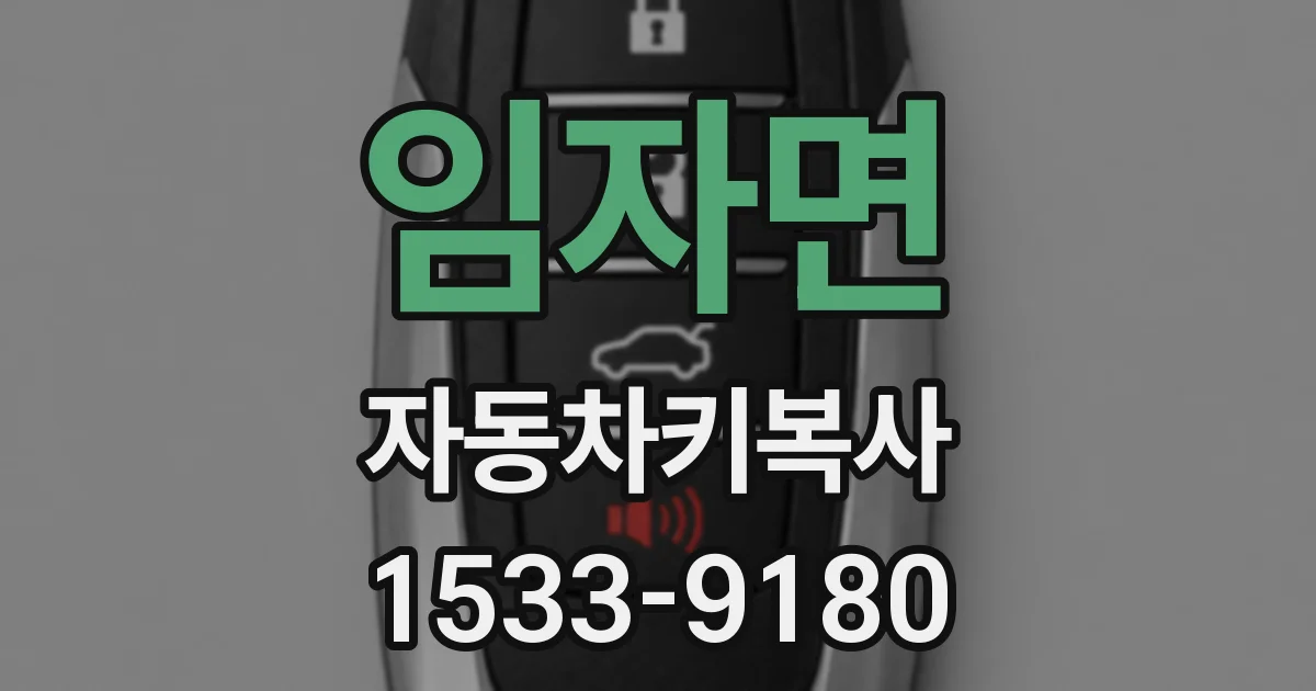 임자면 자동차키복사