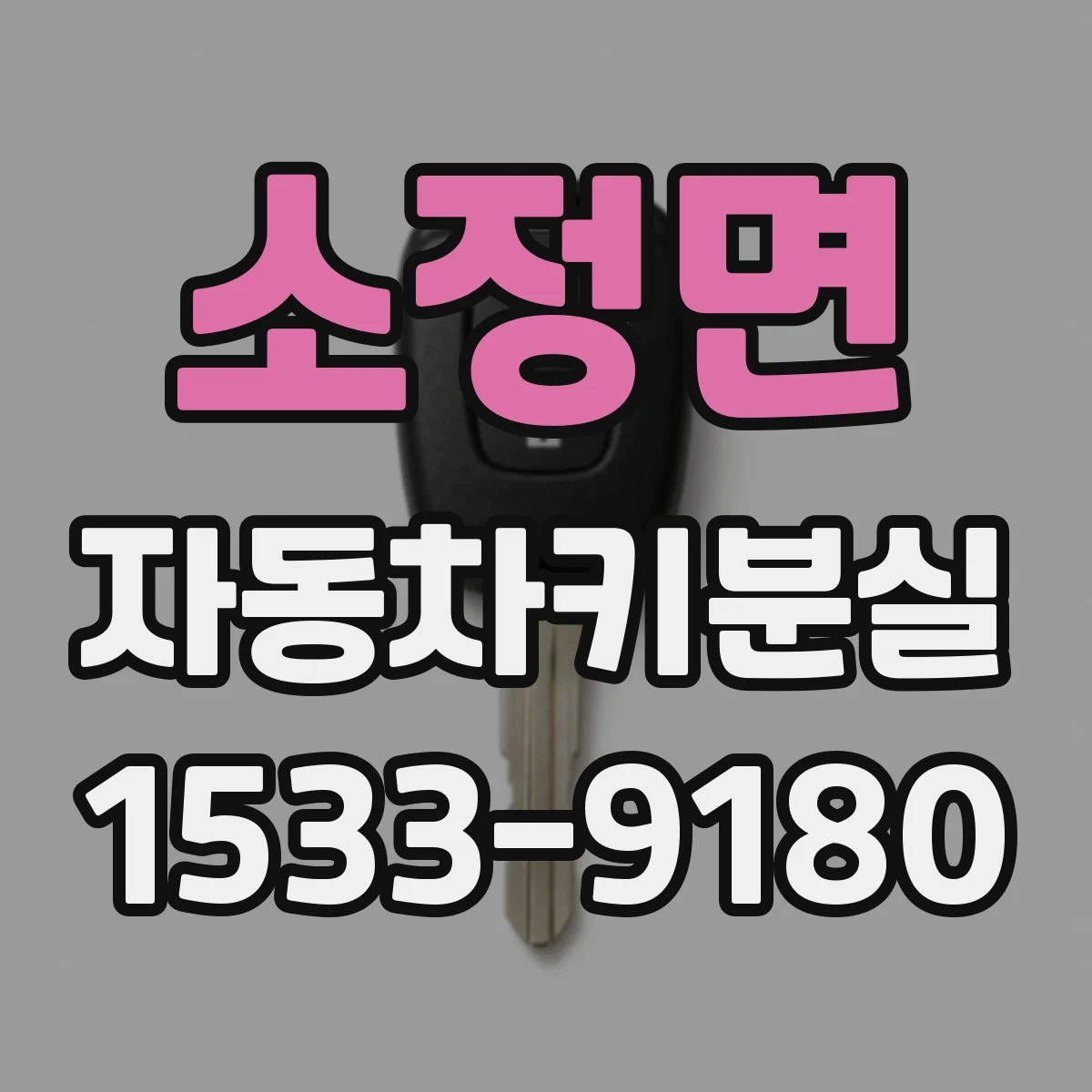 소정면 자동차키분실