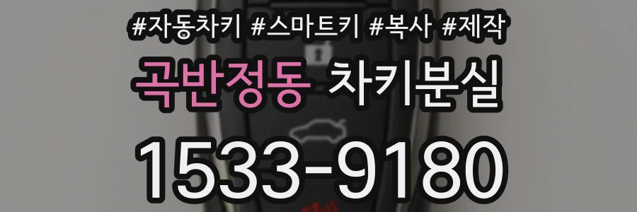 곡반정동 차키분실