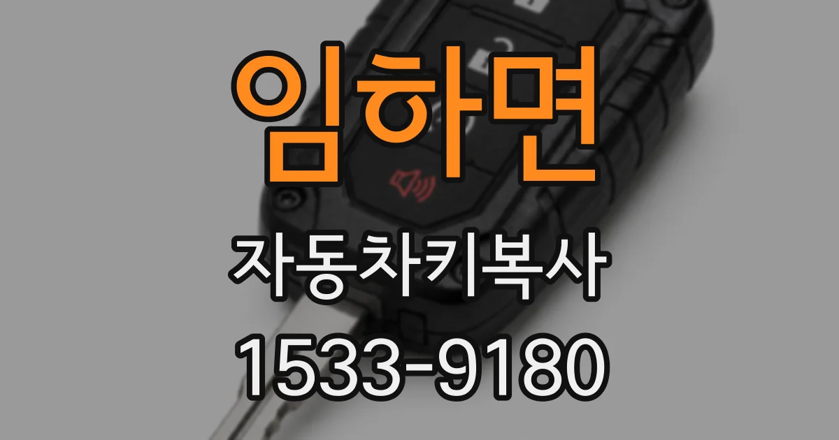 임하면 자동차키복사