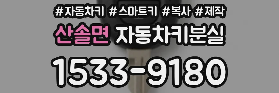 산솔면 자동차키분실