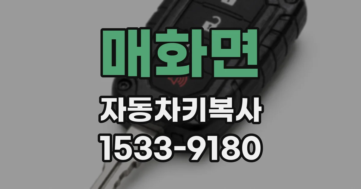 매화면 자동차키복사