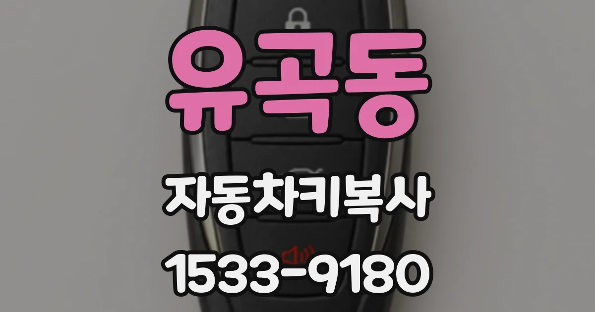 유곡동 자동차키복사