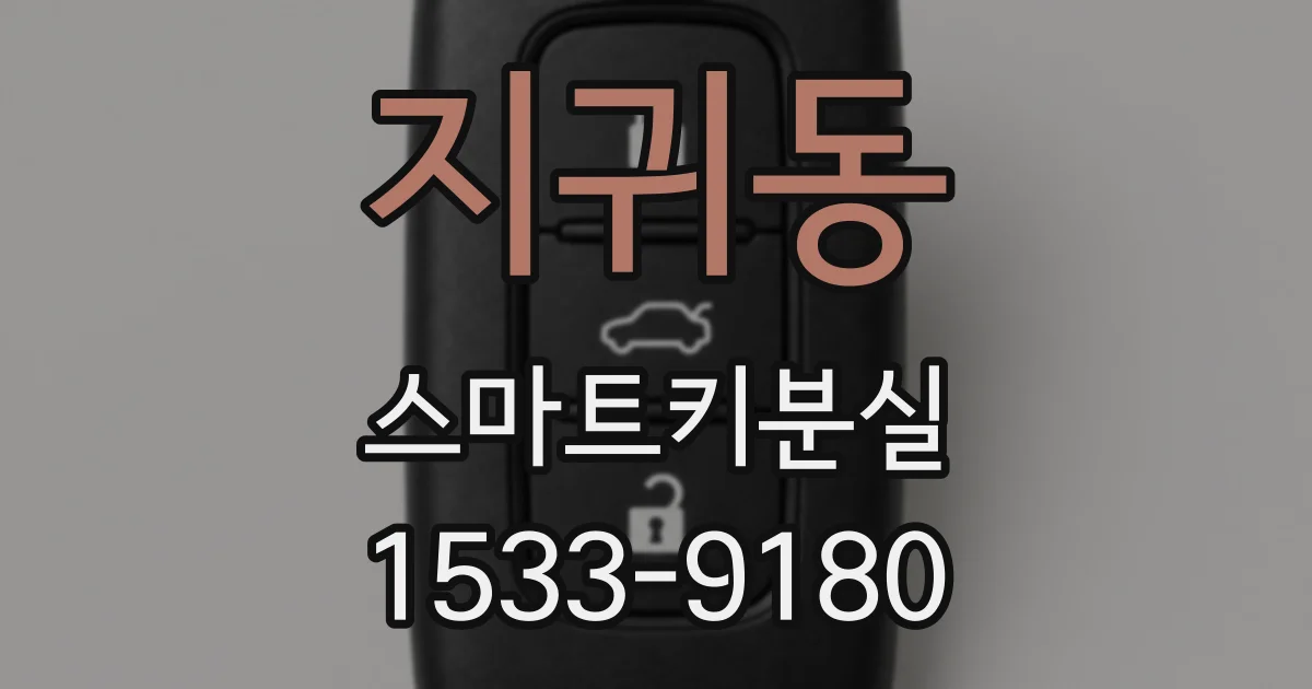 지귀동 스마트키분실