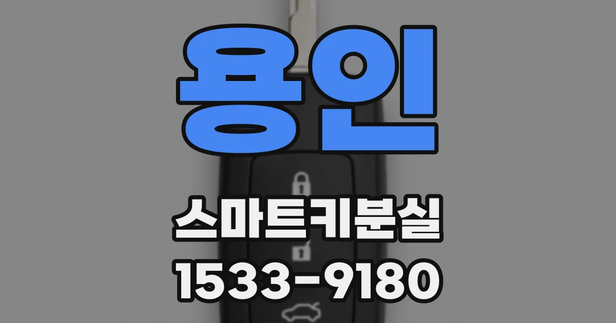 용인 스마트키분실