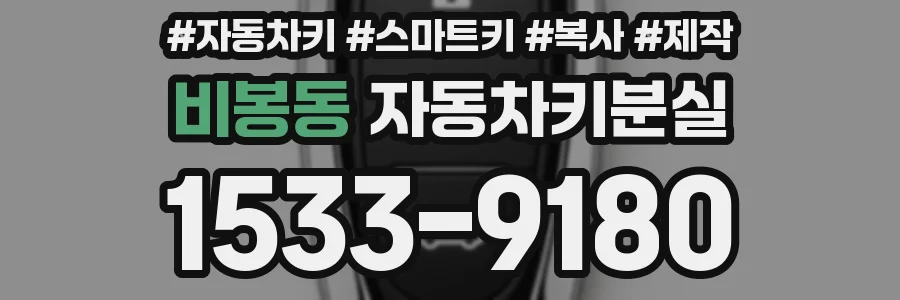 비봉동 자동차키분실