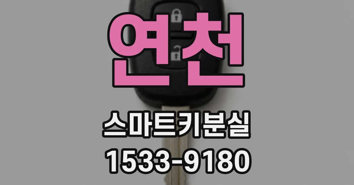 연천 스마트키분실