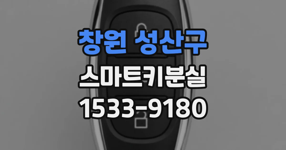 창원 성산구 스마트키분실
