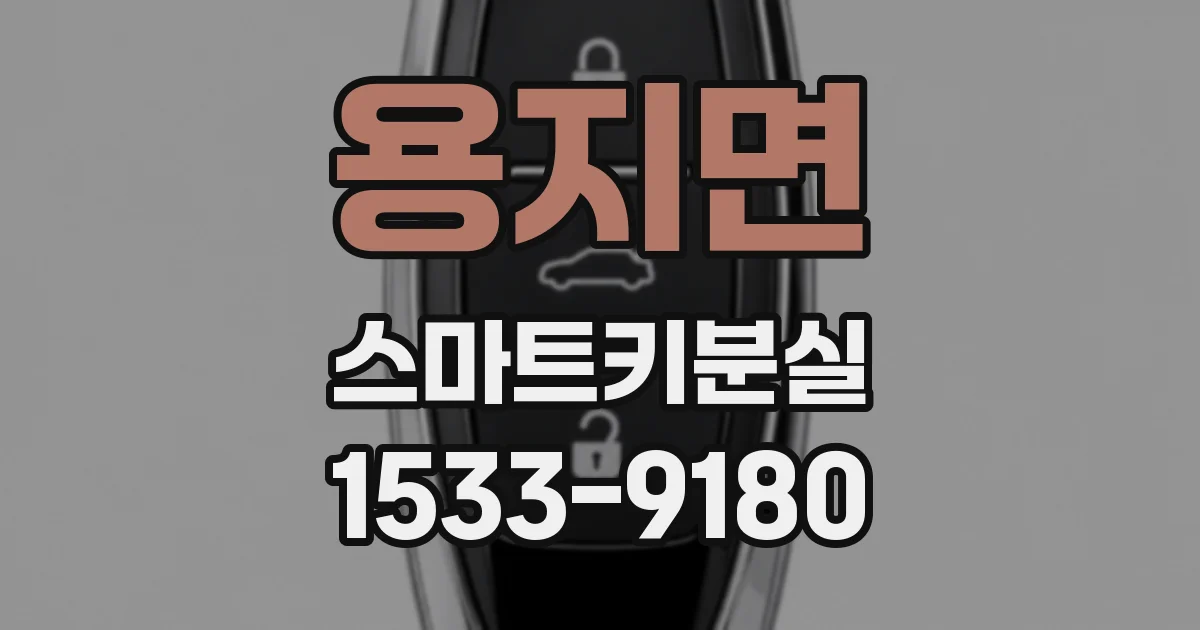용지면 스마트키분실