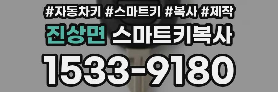 진상면 스마트키복사