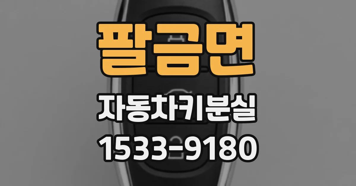 팔금면 자동차키분실