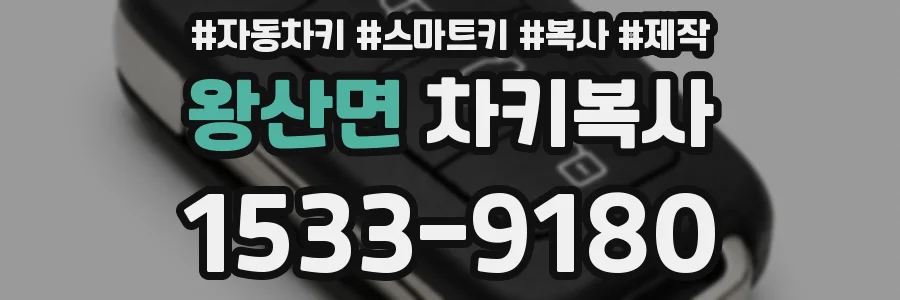 왕산면 차키복사