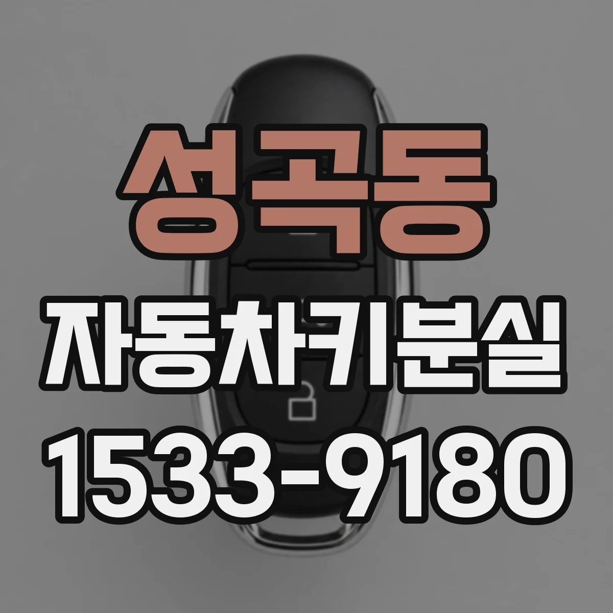 성곡동 자동차키분실