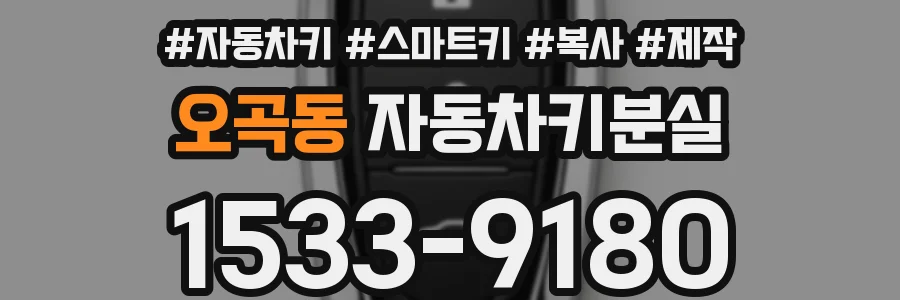 오곡동 자동차키분실
