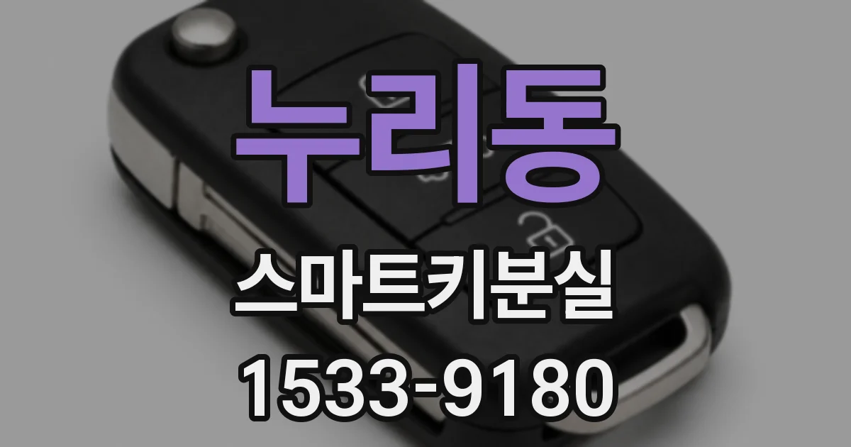 누리동 스마트키분실