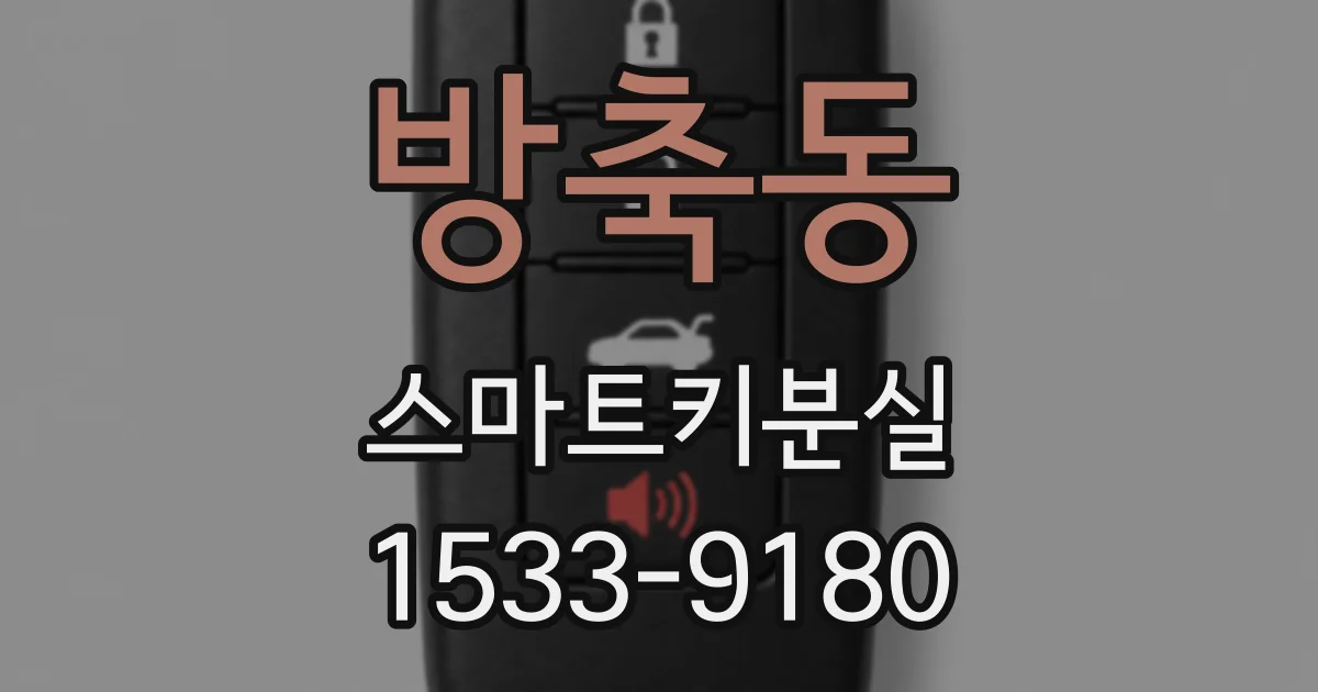 방축동 스마트키분실