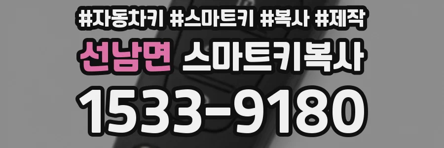 선남면 스마트키복사